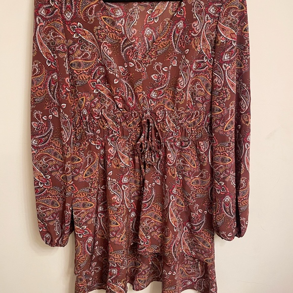 Bebop Paisley Dress Size Large - Picture 1 of 4